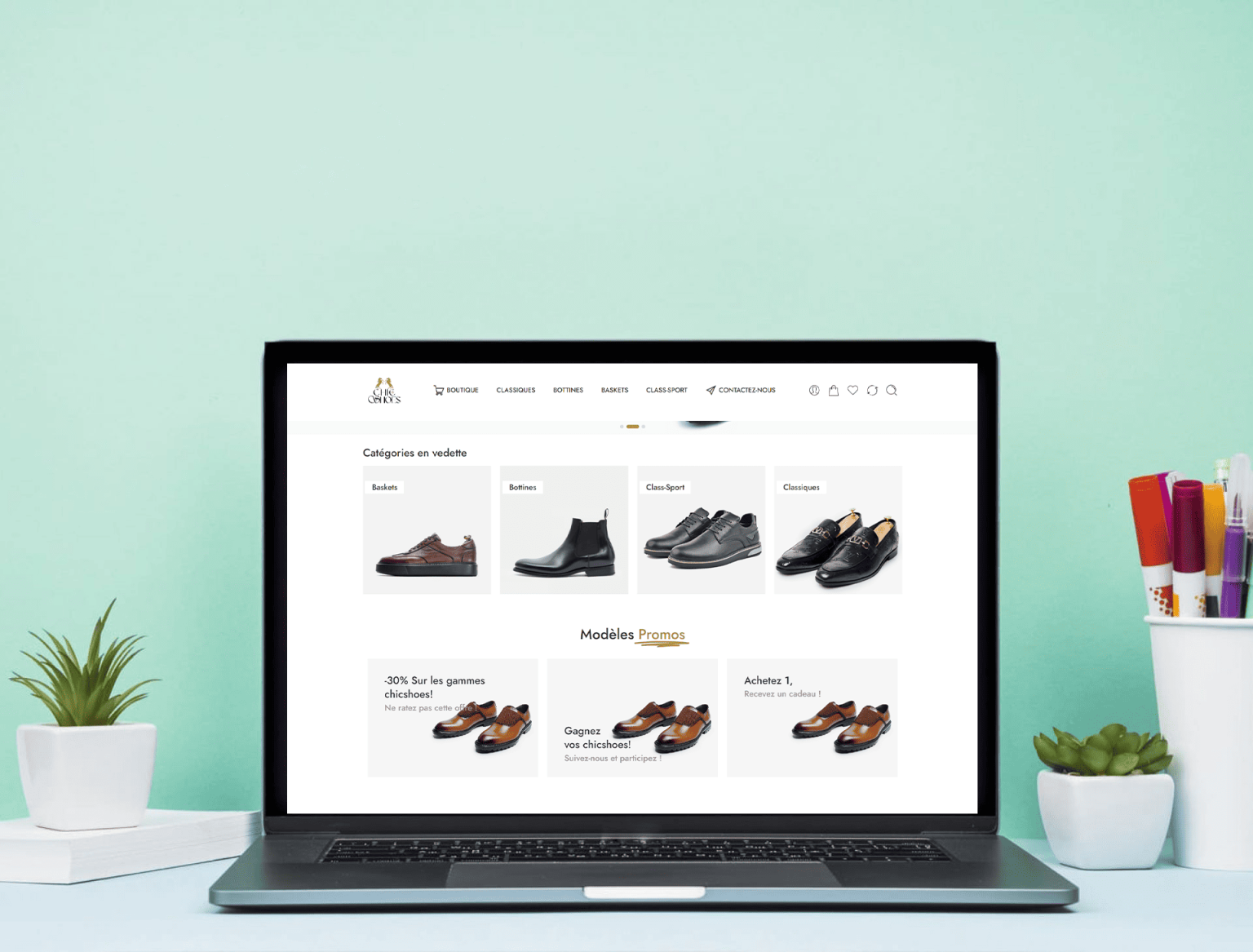 realisations site ecommerce chicshoes